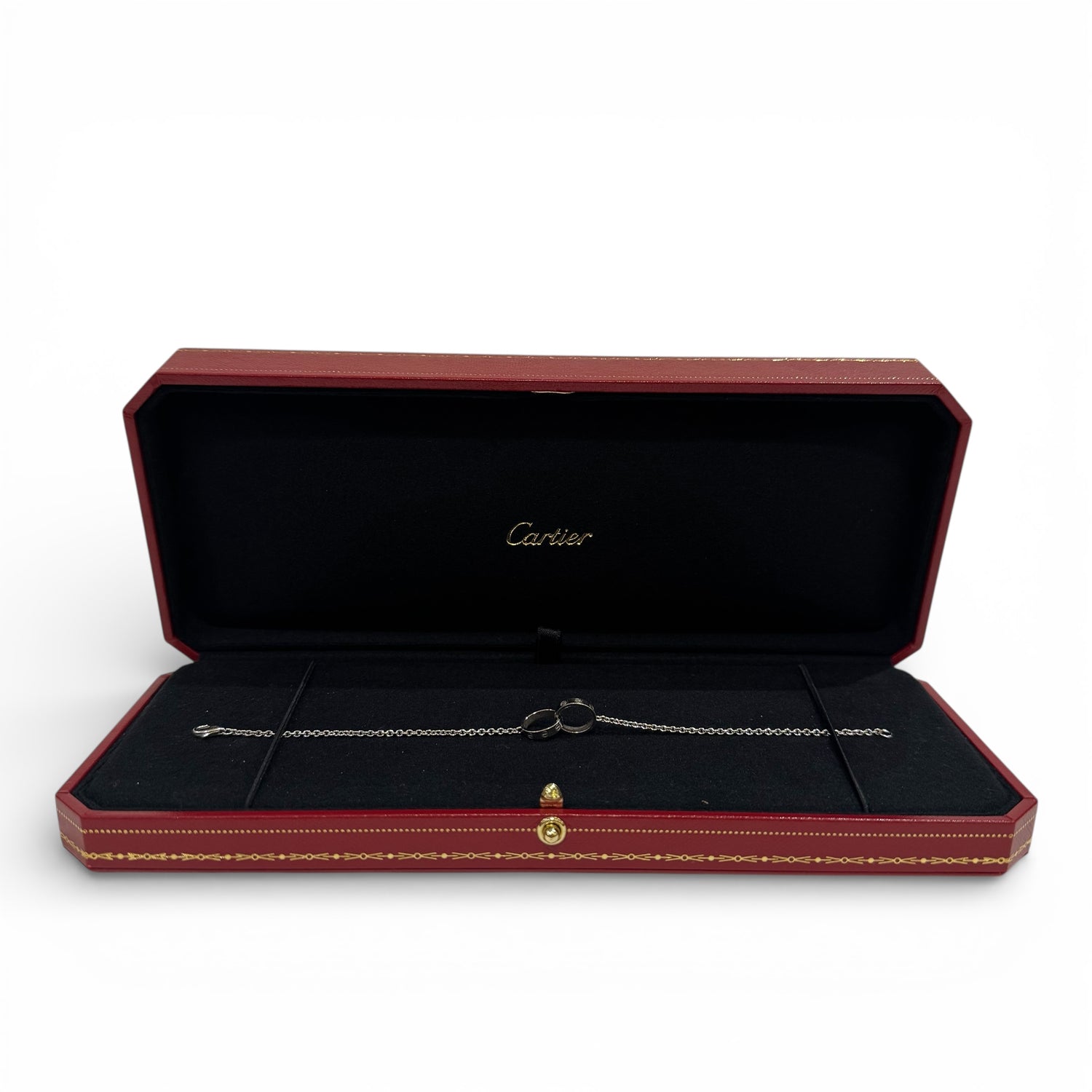 Cartier - Bracelet Love entrelacé Or gris