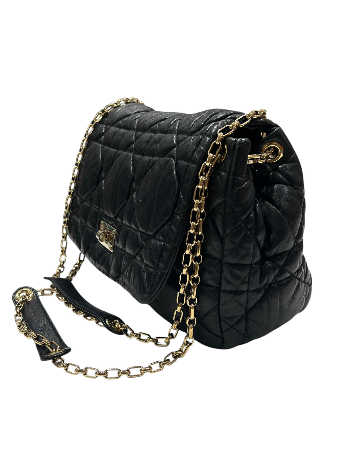 Dior - Vintage Toujours bag in black leather