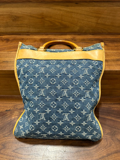 Louis Vuitton – Denim-Einkaufstasche