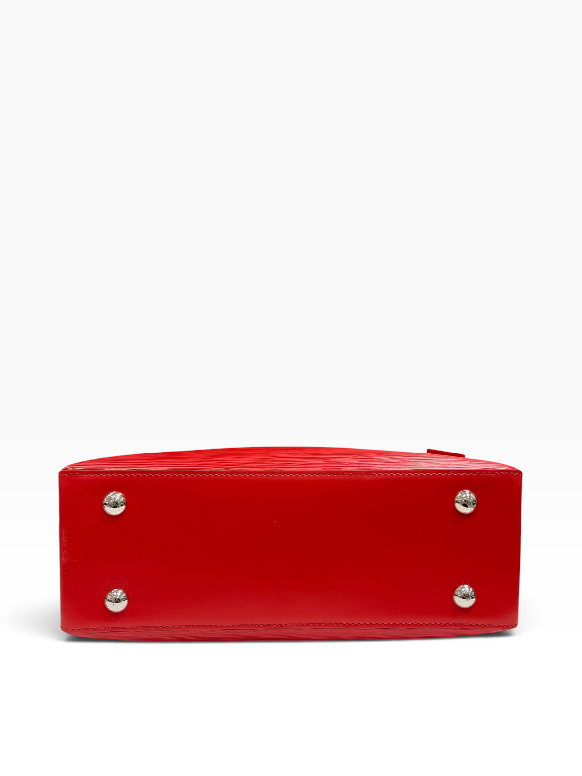 Louis Vuitton - Sac Kleber cuir épi rouge et bleu