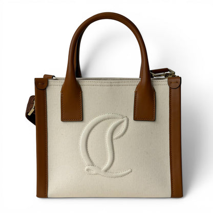 Christian Louboutin - Sac toile et cuir By My Side