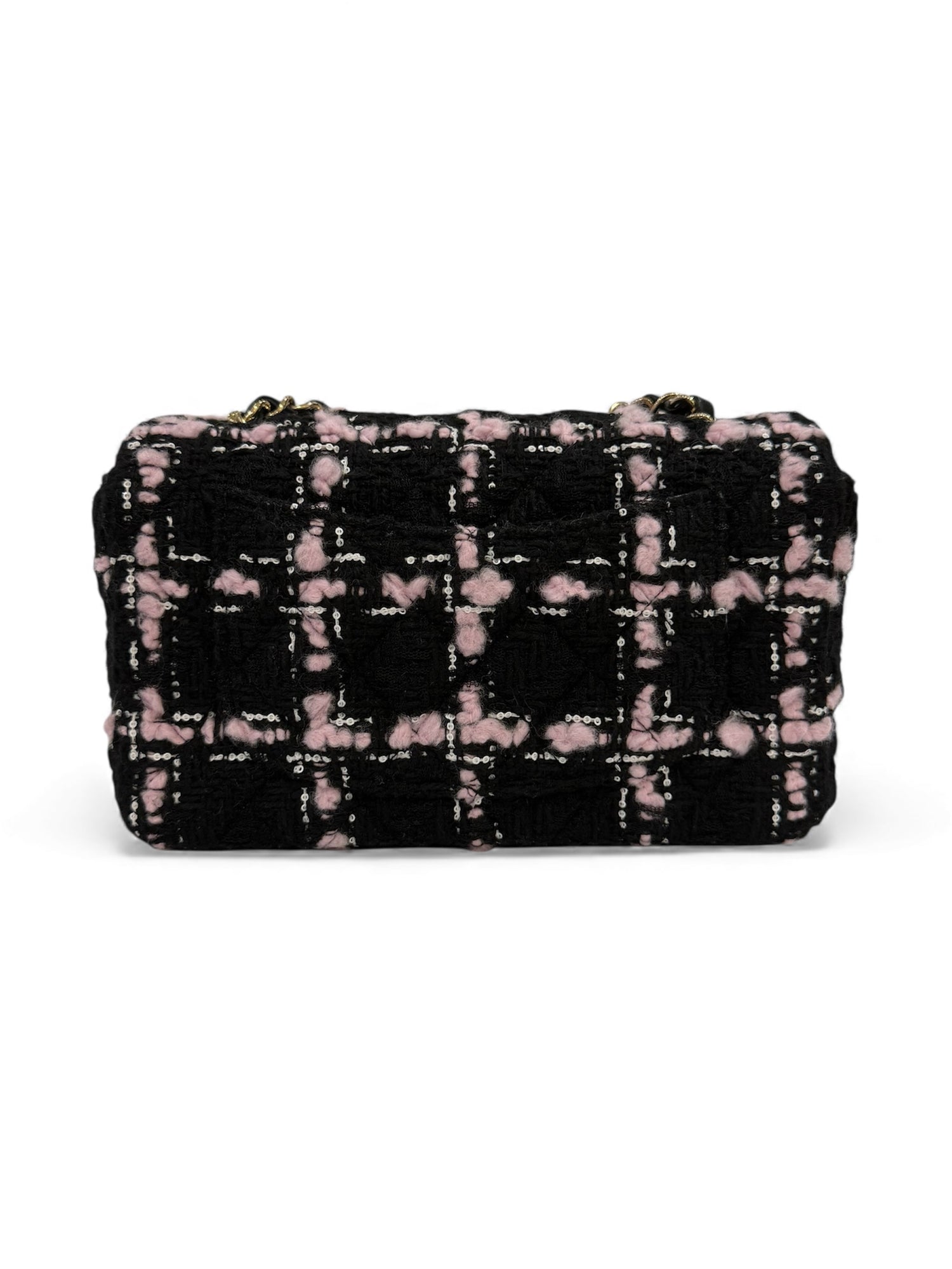 Chanel - Sac mini rectangulaire tweed 20cm