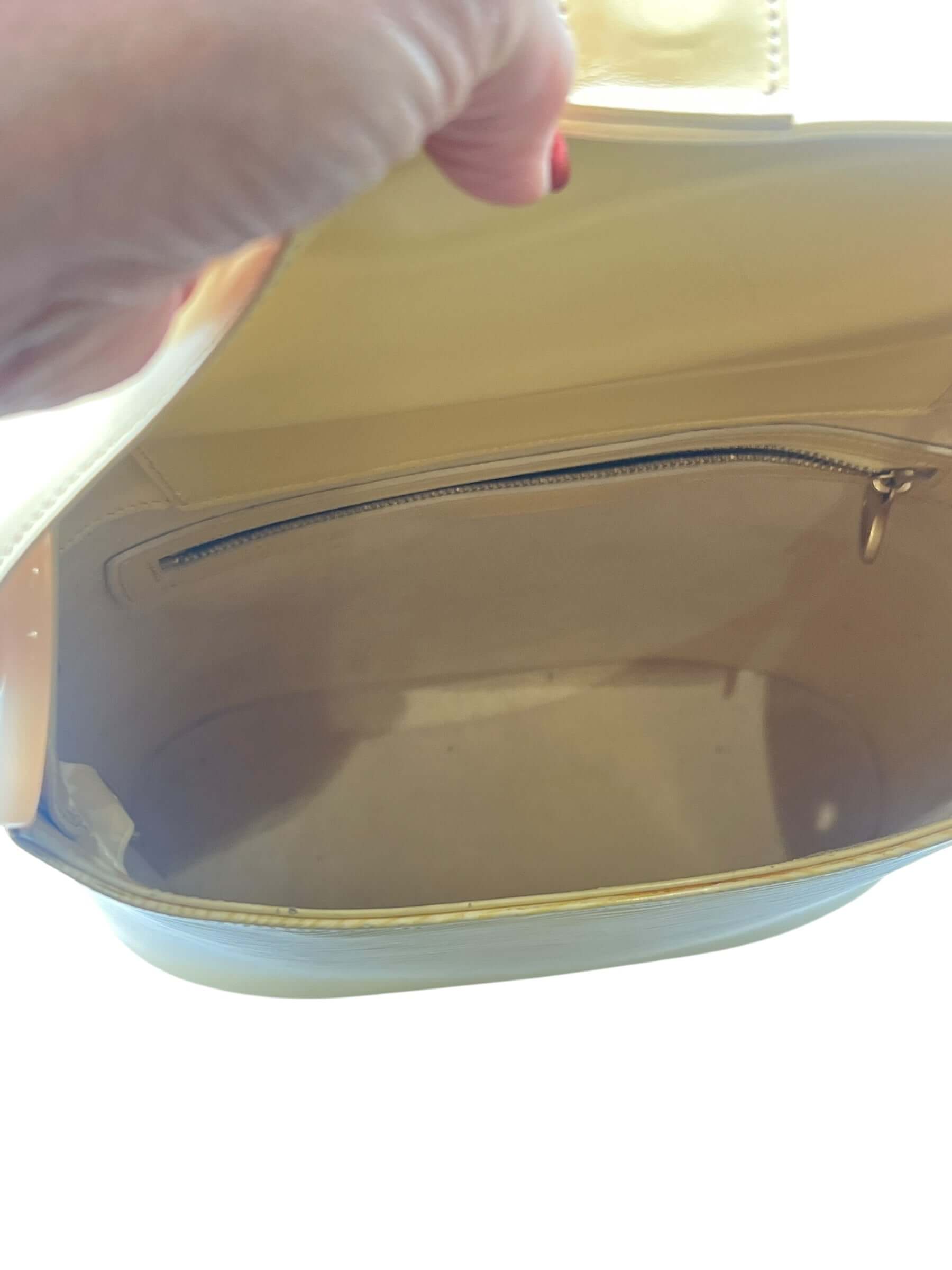 Louis Vuitton - sac verseau cuir épi jaune
