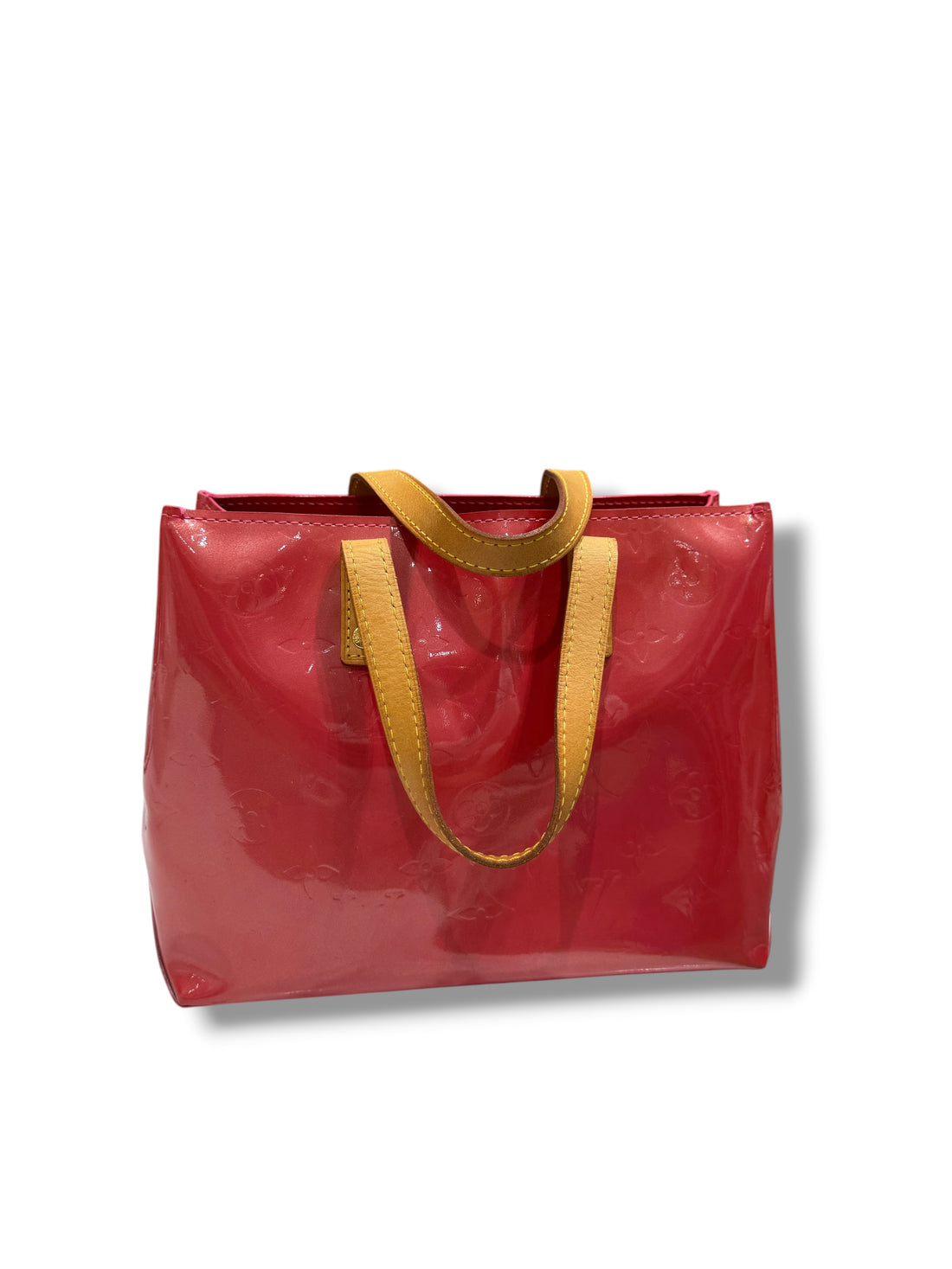 Louis Vuitton – Reade PM aus lackiertem Monogrammleder, rosa