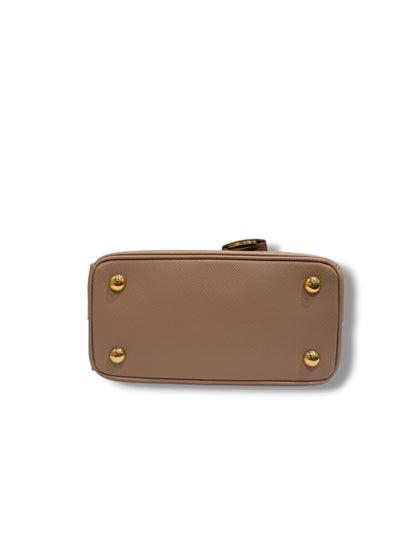 Prada - Sac Galleria Top Handle PM Beige