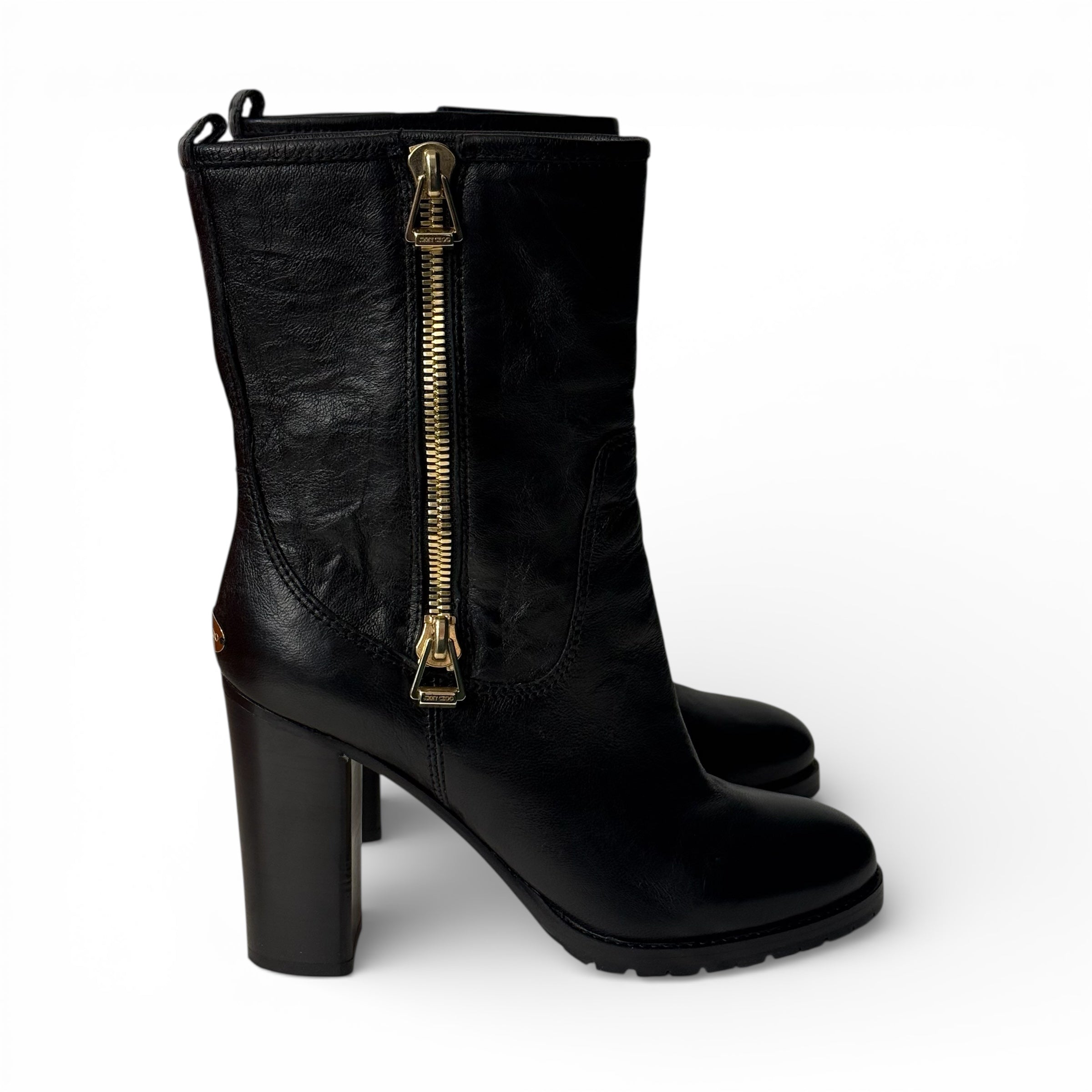 Jimmy Choo - Bottines Biker T.38