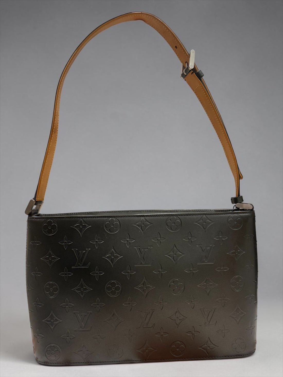 Louis Vuitton - Sac porté épaule Alston en cuir Monogramme Mat Noir