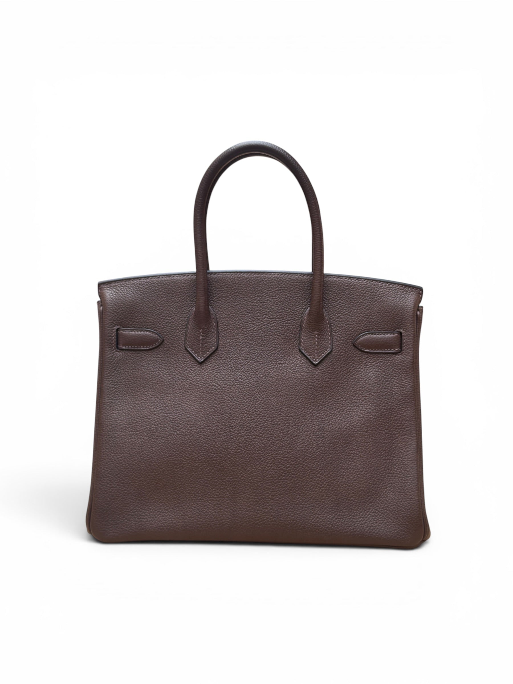 Hermès - Sac Birkin 30 Barenia Ébène