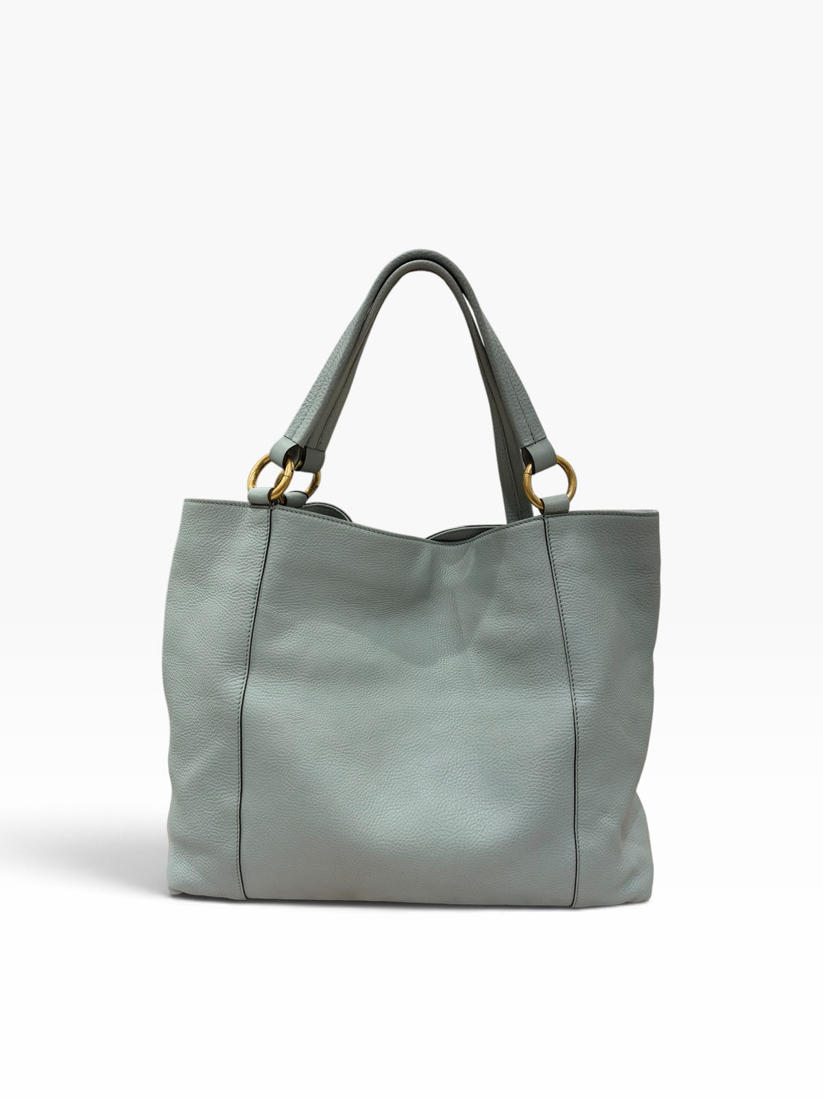 Gucci - Borsa tote in pelle martellata verde chiaro