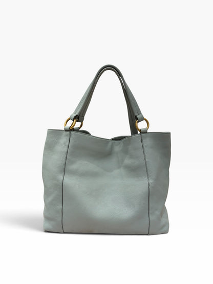 Gucci - Borsa tote in pelle martellata verde chiaro