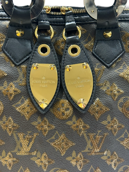 Louis Vuitton - Sac Alma MM monogramme paillettes
