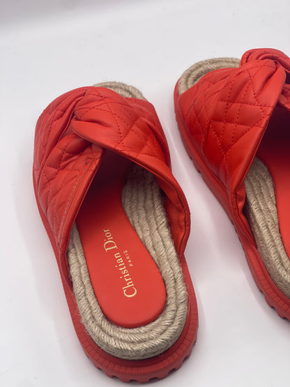 Dior - Sandales espadrilles T40,5
