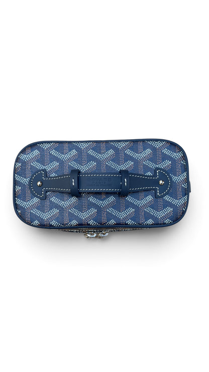 Goyard - Mini vanity toile jacquard bleu