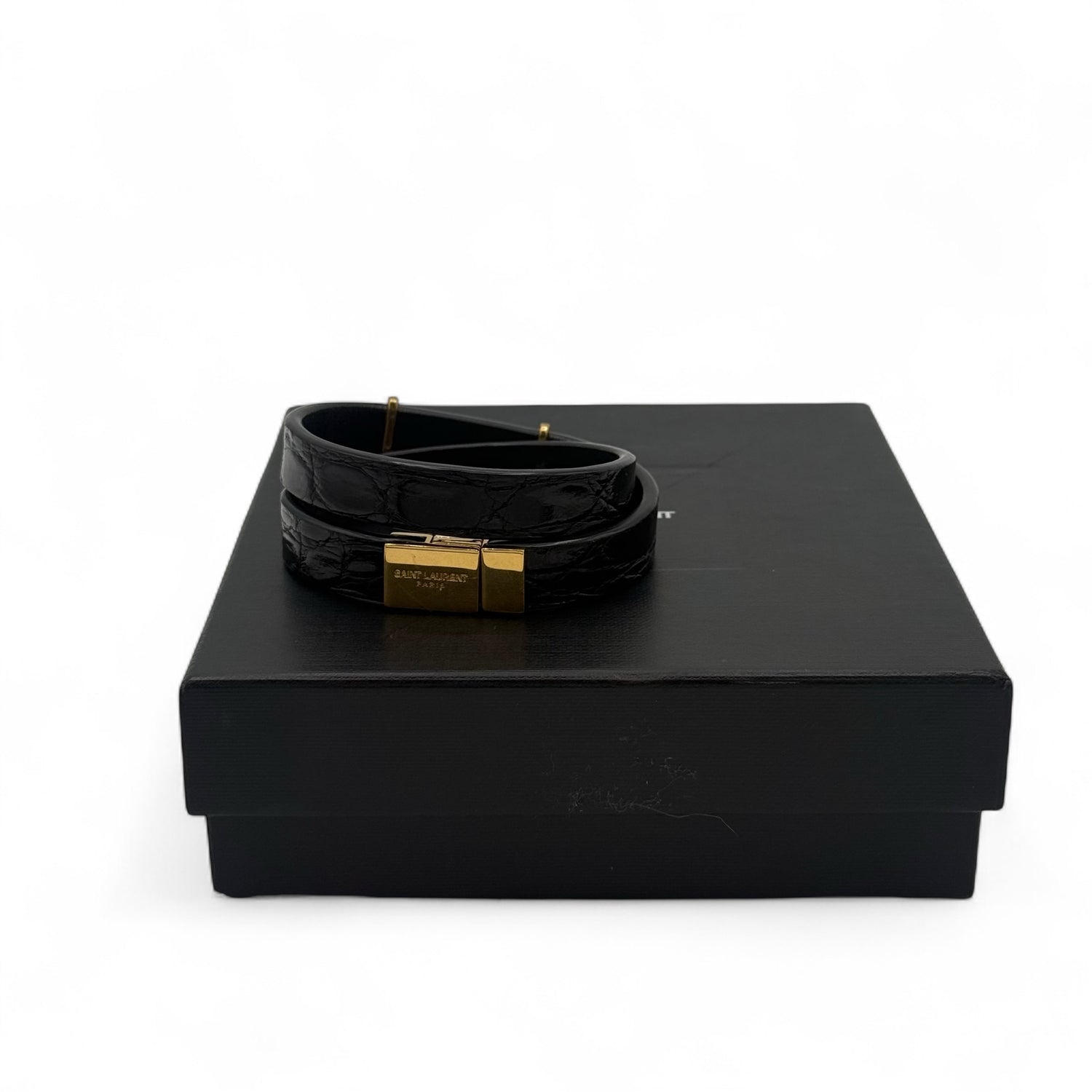 Saint Laurent - Bracelet en alligator