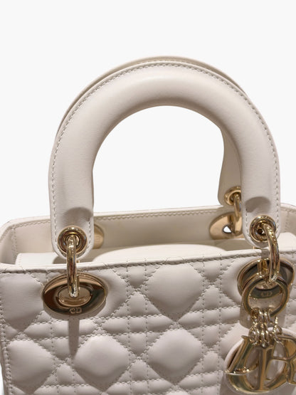 Dior - Sac Lady Dior édition ABC blanc