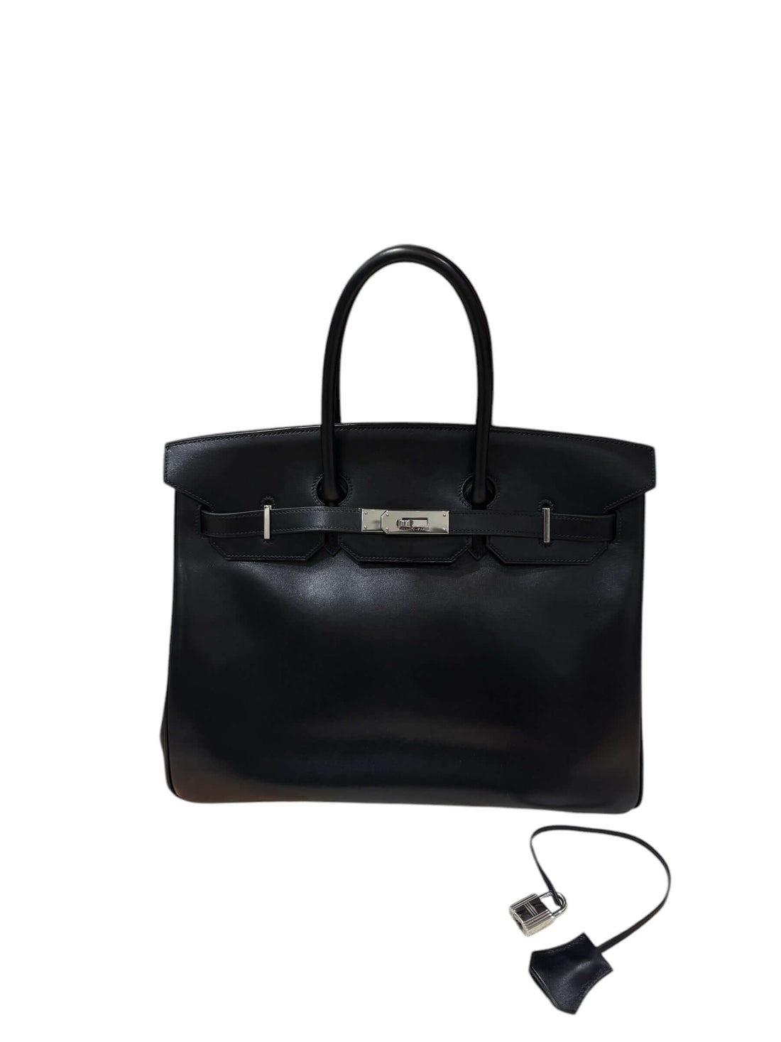 Hermès - Sac Birkin 35 Box Noir PHW
