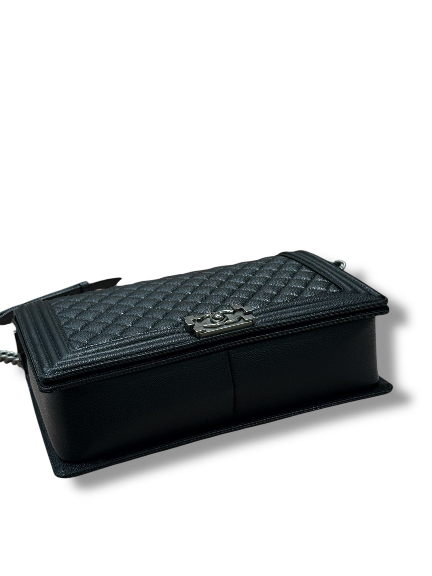 Chanel - Sac Maxi Boy Ruthénium