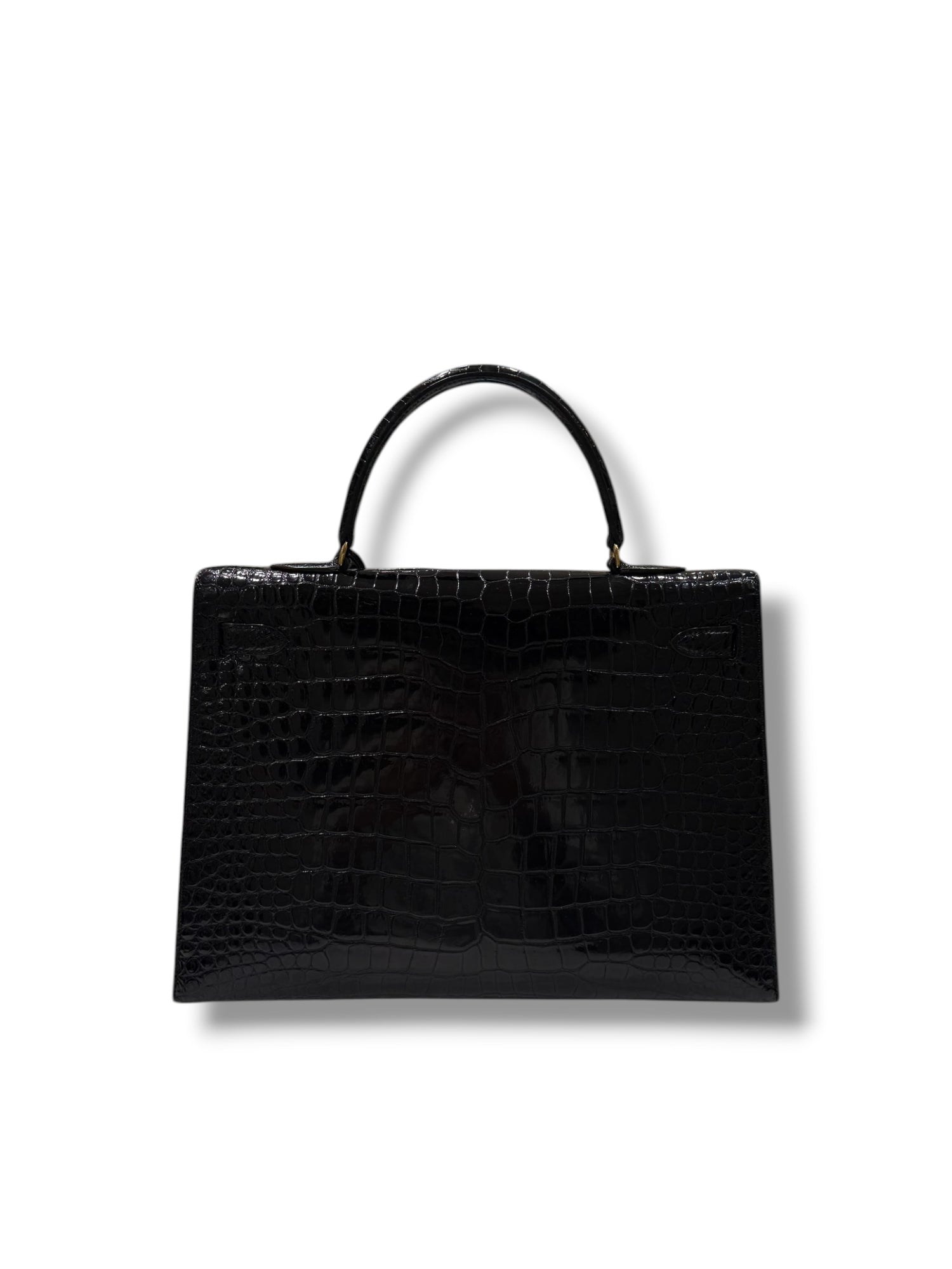 Hermès - Sac Kelly 35 alligator vintage 1977