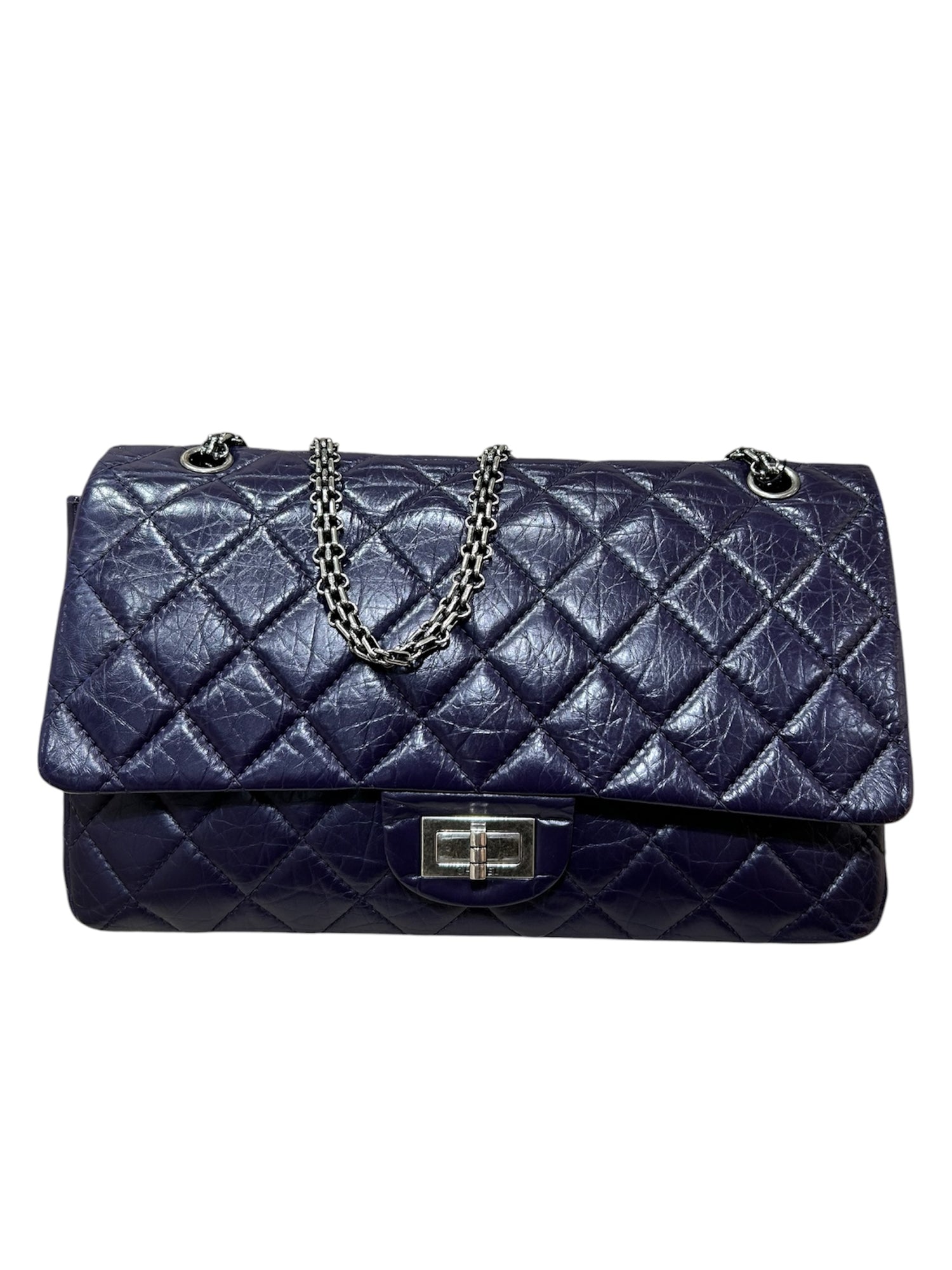 Chanel - Sac 2.55 Maxi violet