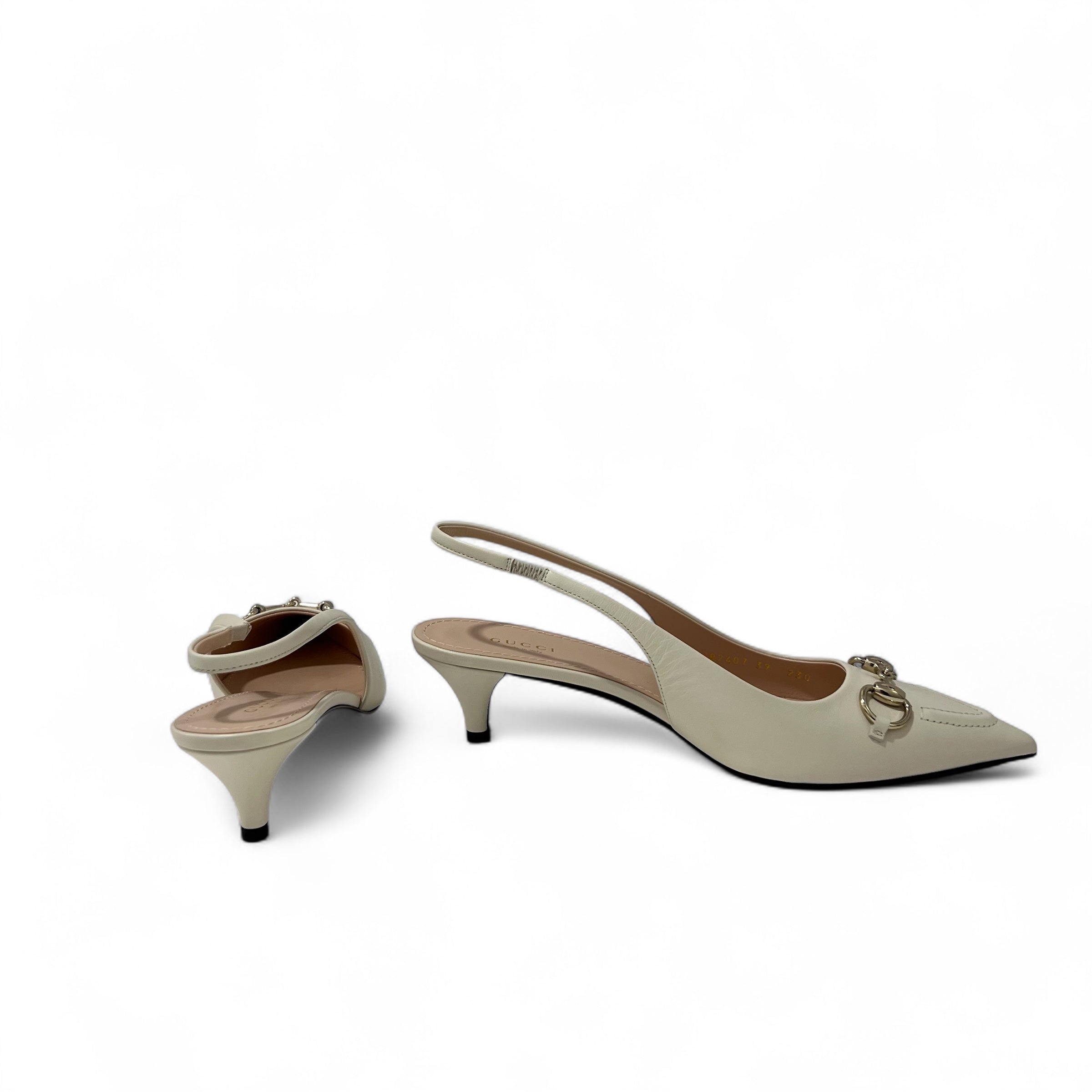 Gucci - Elfenbeinfarbene Pumps Gr.39