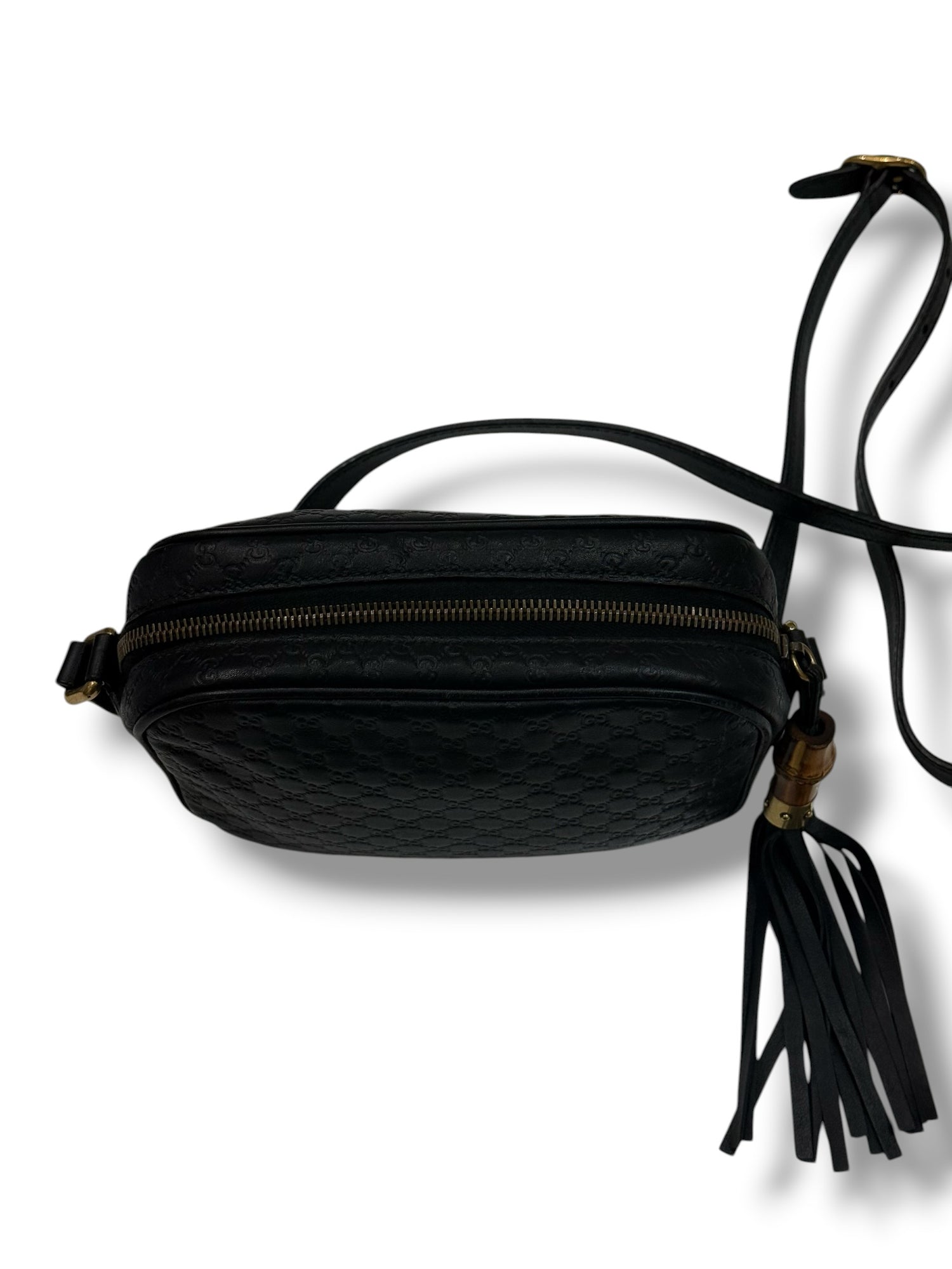 Gucci - Sac mini caméra monogramme noir