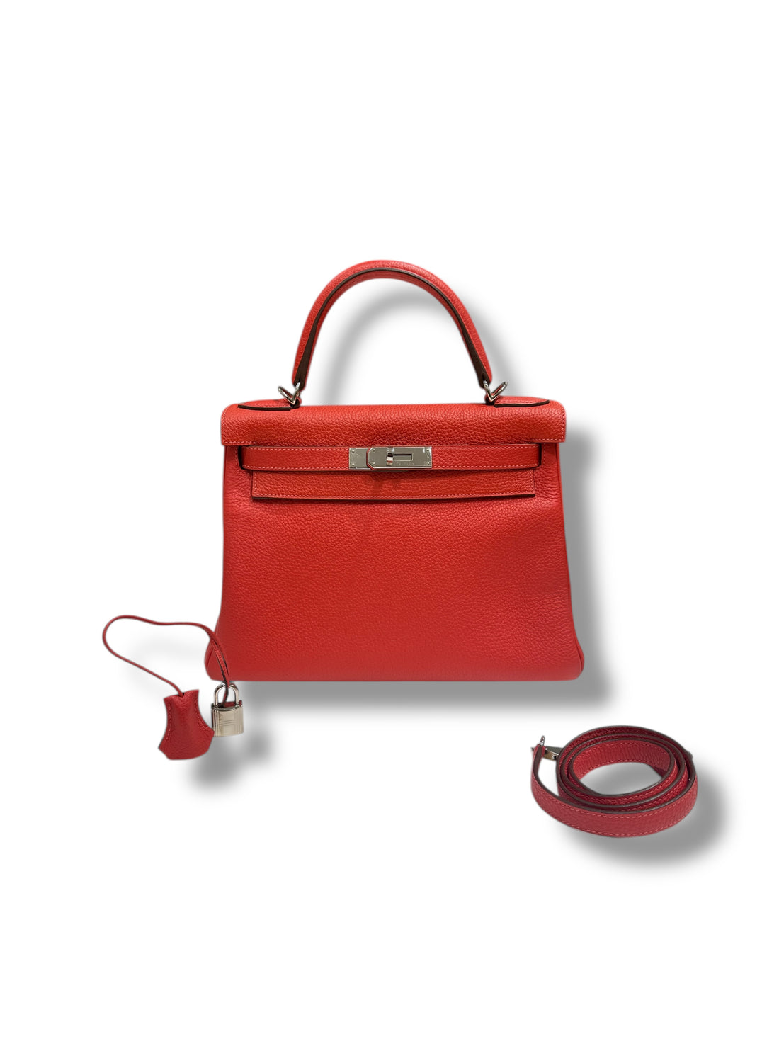 Hermès - Sac Kelly 28 Pivoine PHW