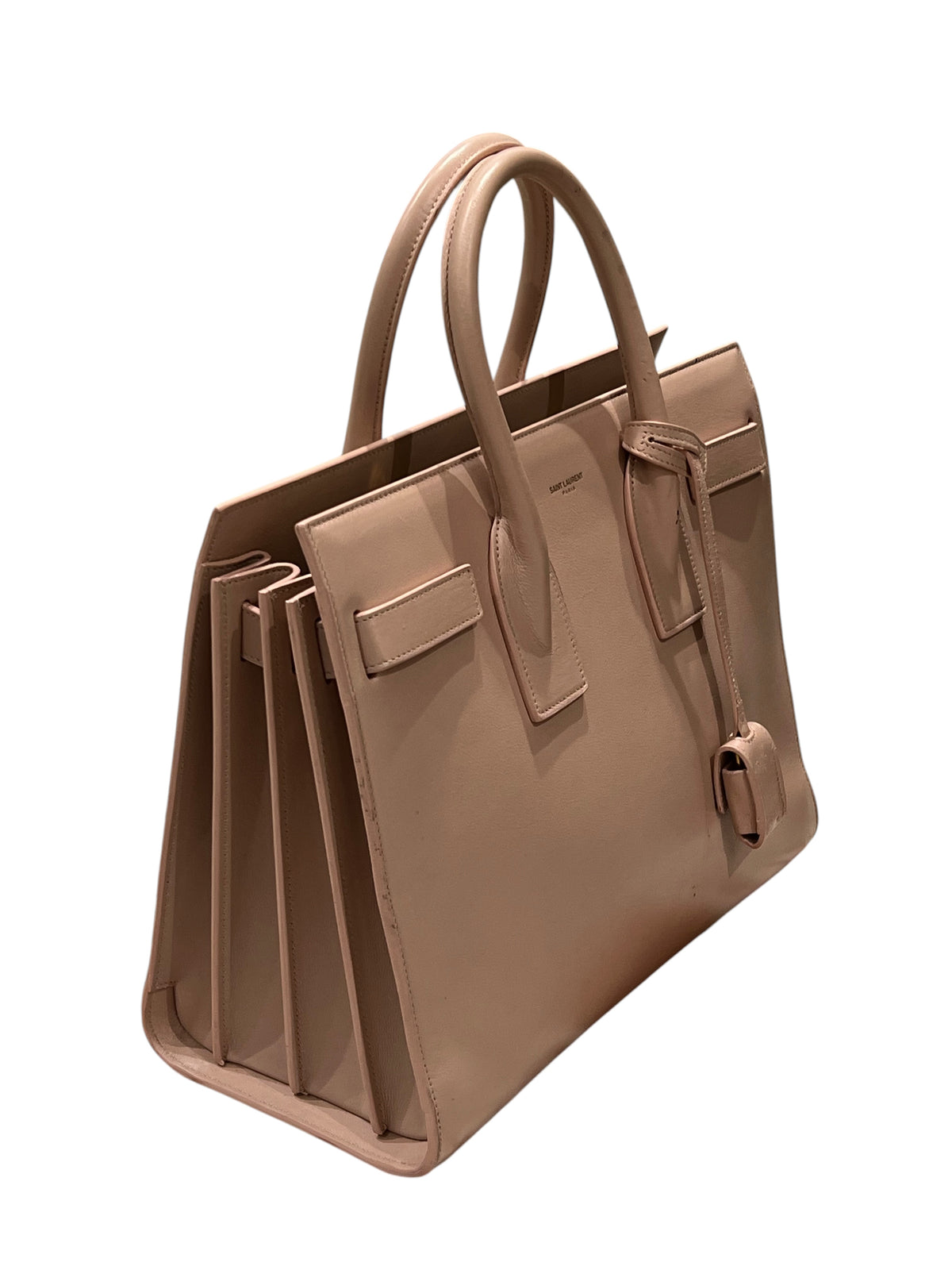 Saint Laurent – Sac de Jour Tasche aus hellrosa Leder