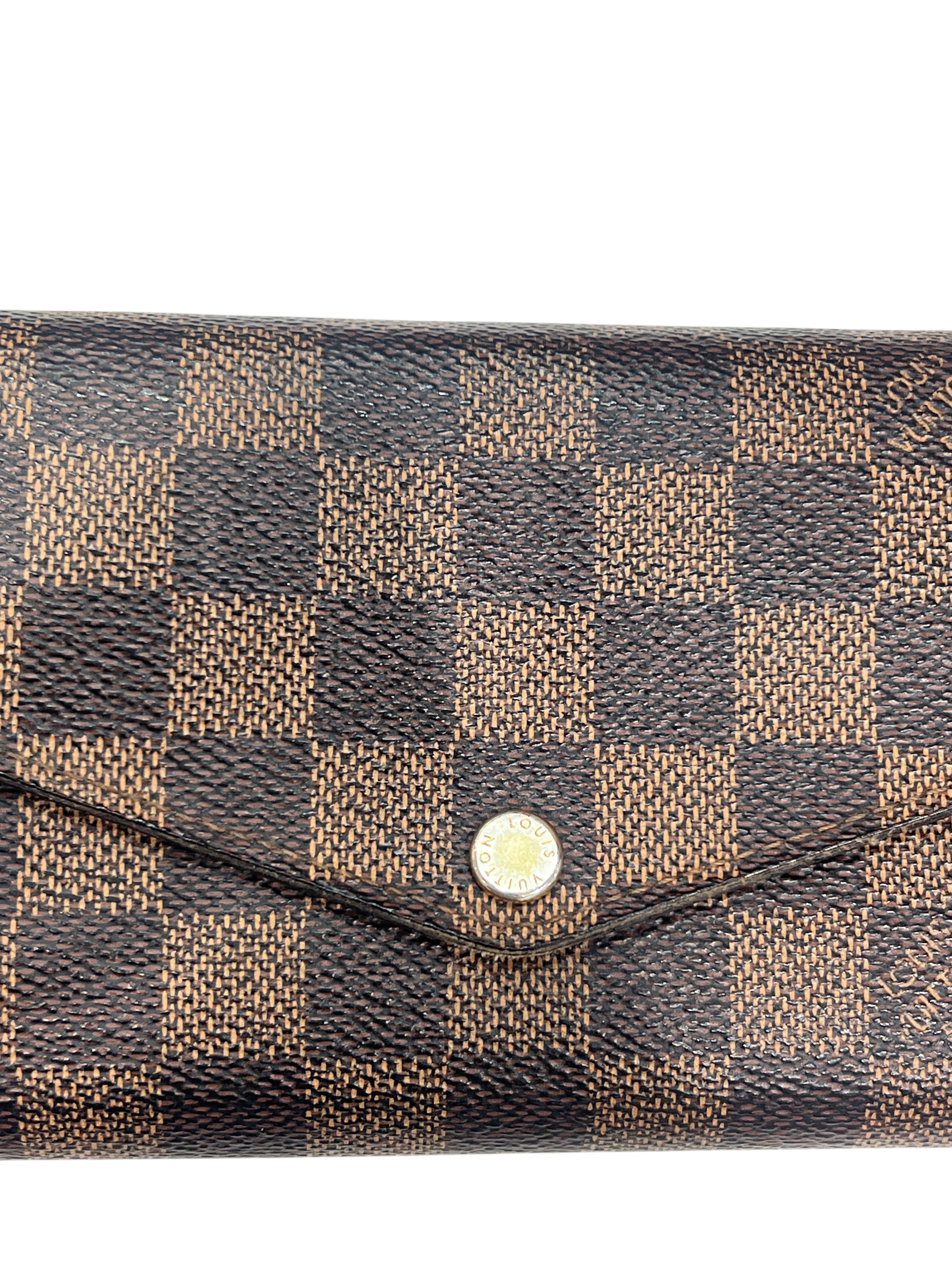 Louis Vuitton - portefeuille Sarah damier ébène
