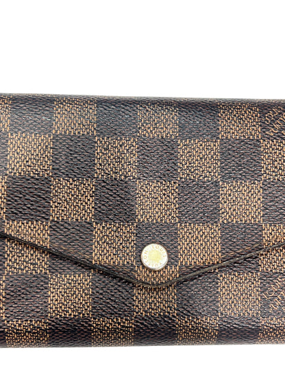 Louis Vuitton - portefeuille Sarah damier ébène