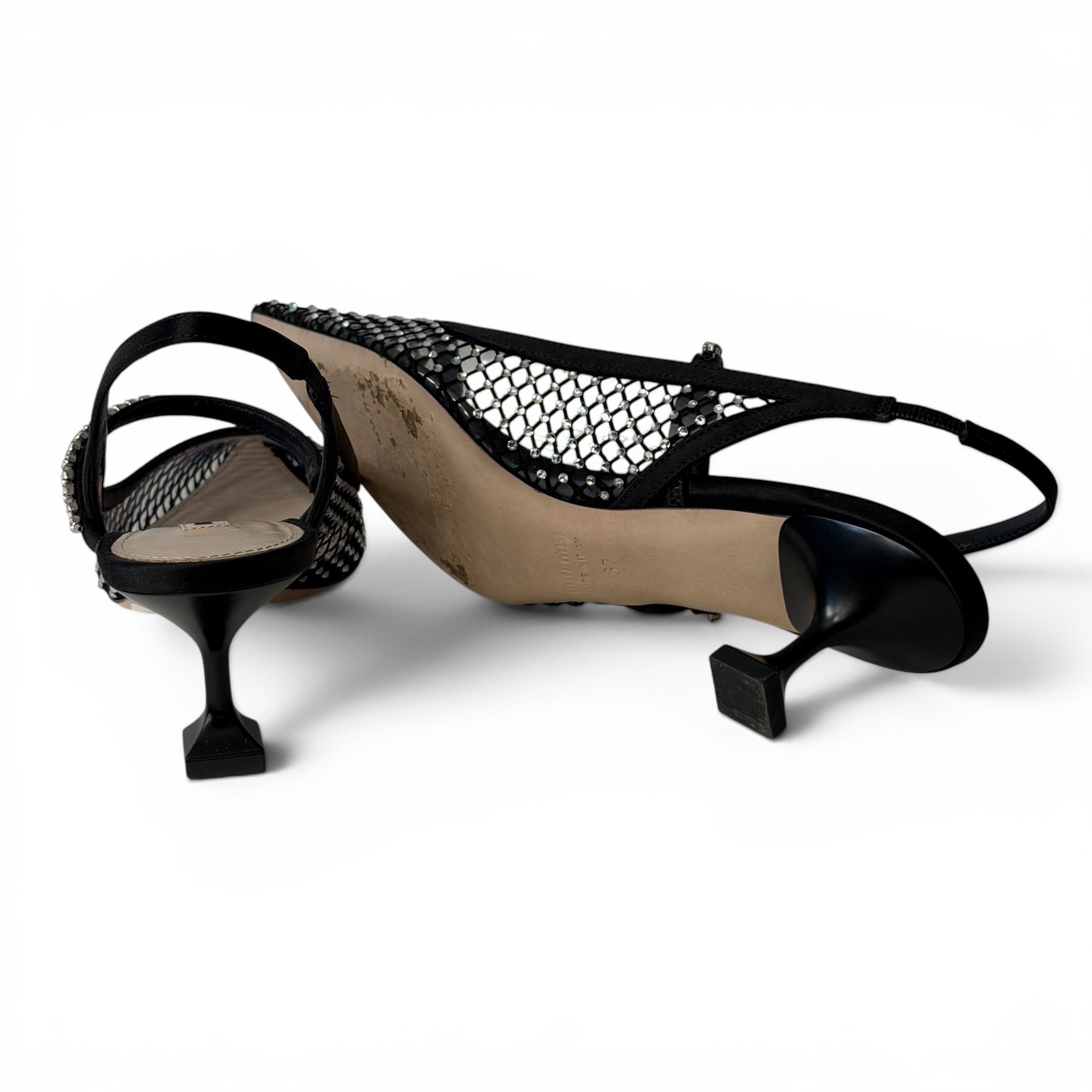 Miu Miu - Slingback à strass T.37