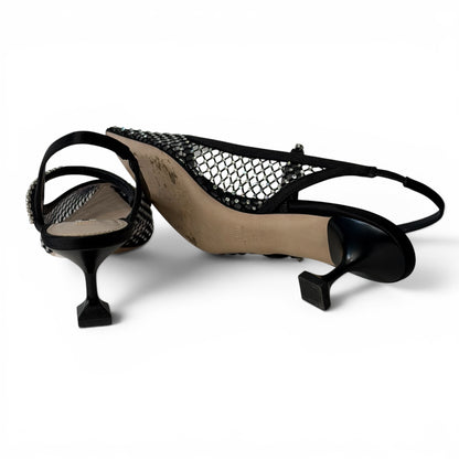 Miu Miu - Slingback à strass T.37