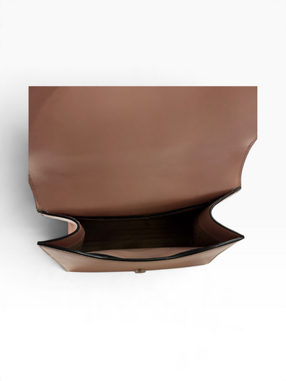 Prada - sac enveloppe Rose nude Safianno