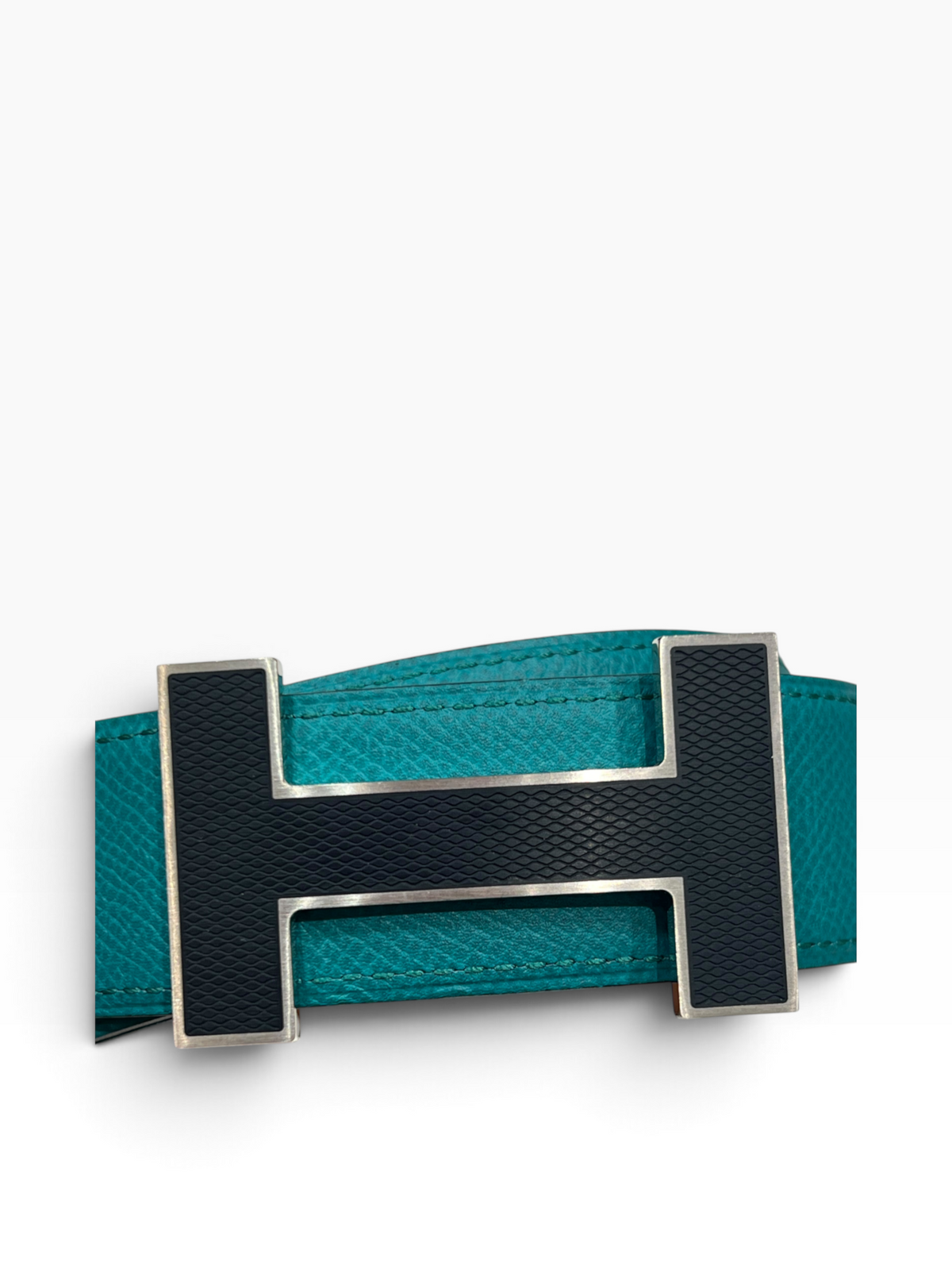 Hermès - Ceinture en cuir epsom émeraude