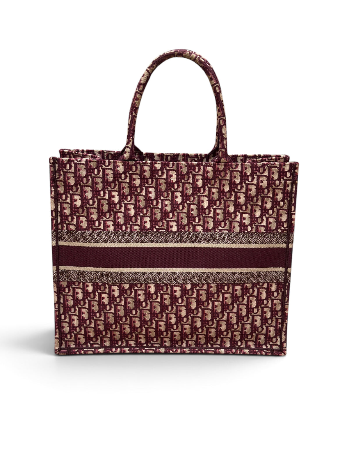 Dior - Bordeaux Book Tote Cabas Bag