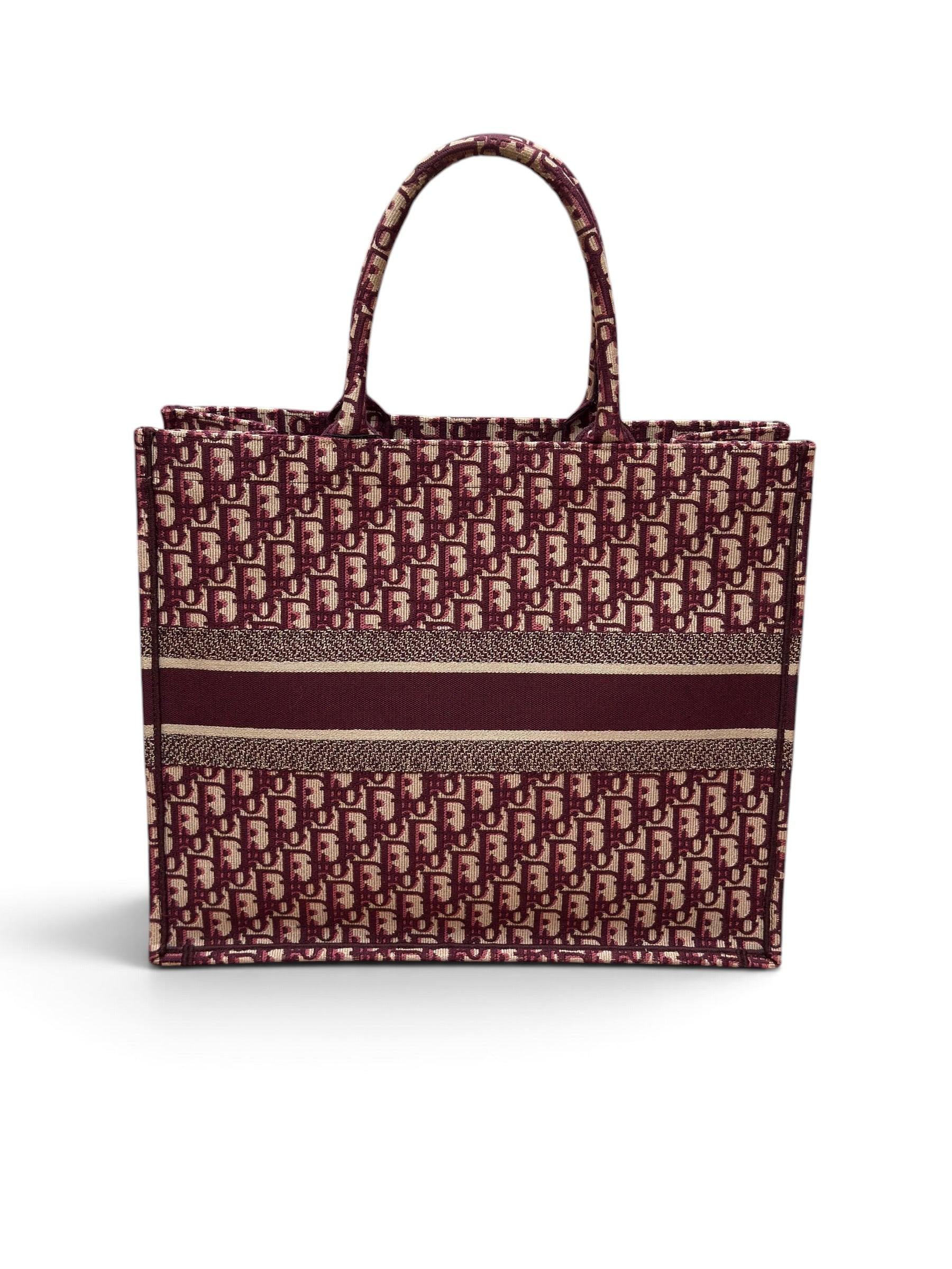 Dior - Sac Cabas Book Tote Bordeaux
