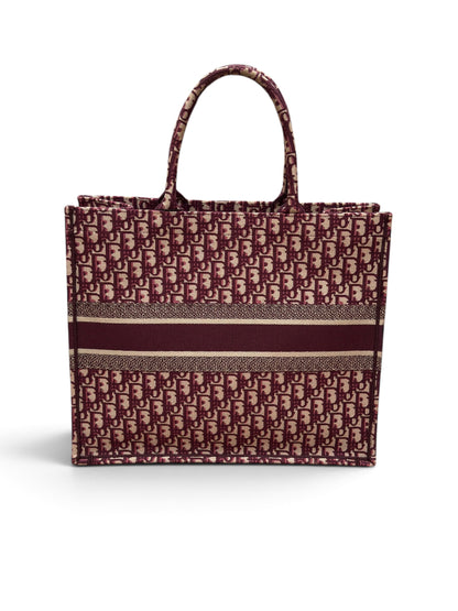 Dior - Sac Cabas Book Tote Bordeaux