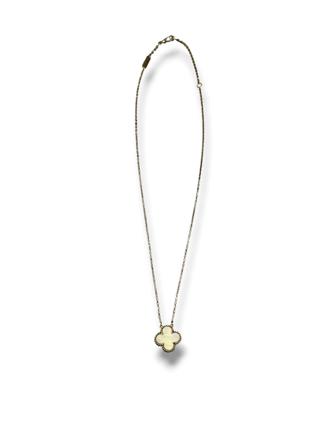 Van Cleef & Arpels - Collier vintage Alhambra nacre & Or jaune