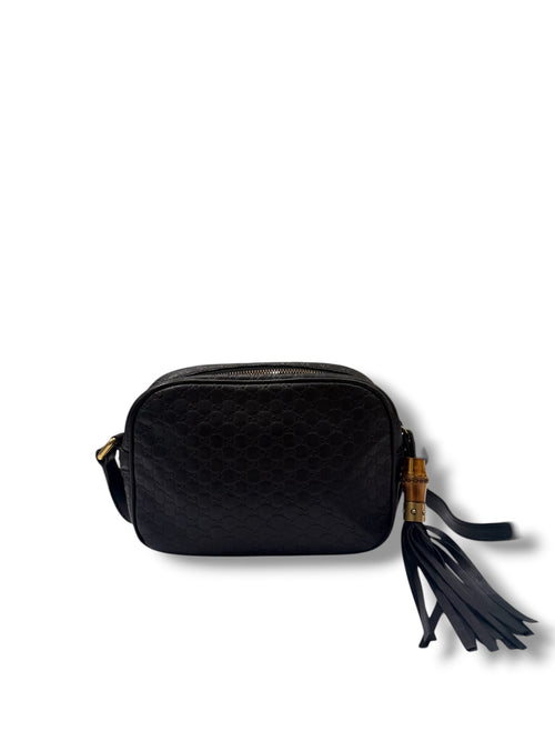 Gucci - Sac mini caméra monogramme noir