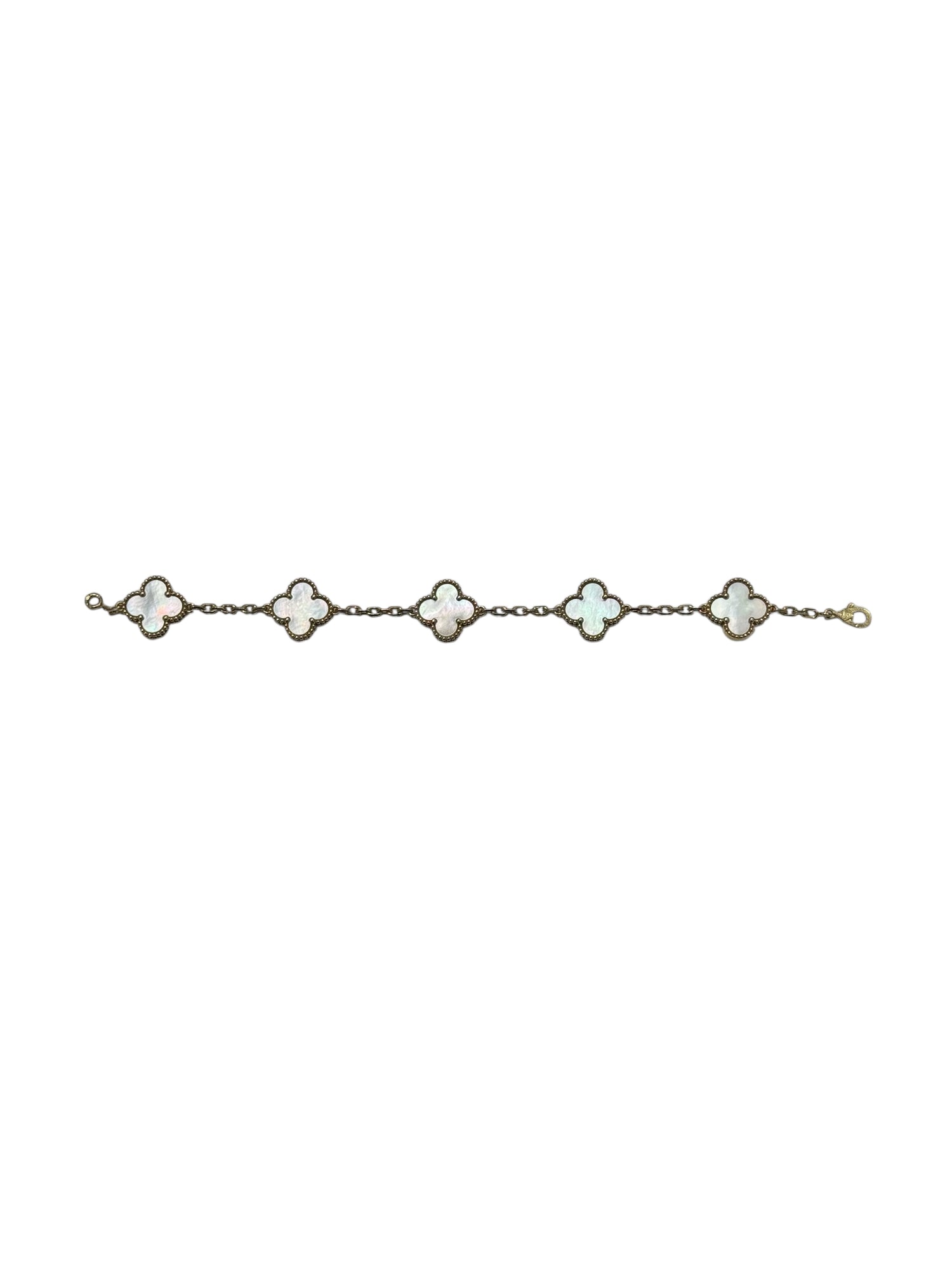 Van Cleef - Bracelet Vintage Alhambra 5 motifs Nacre