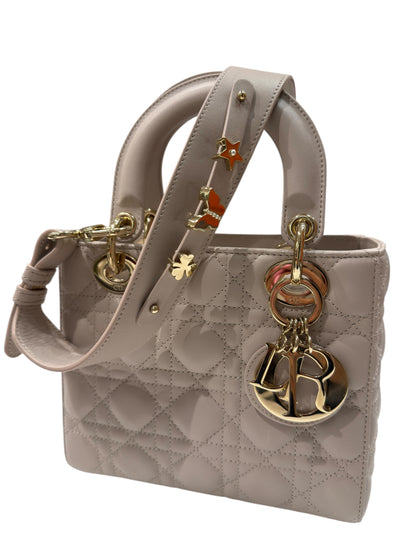 Christian Dior - Sac Lady Dior Small MY ABC beige