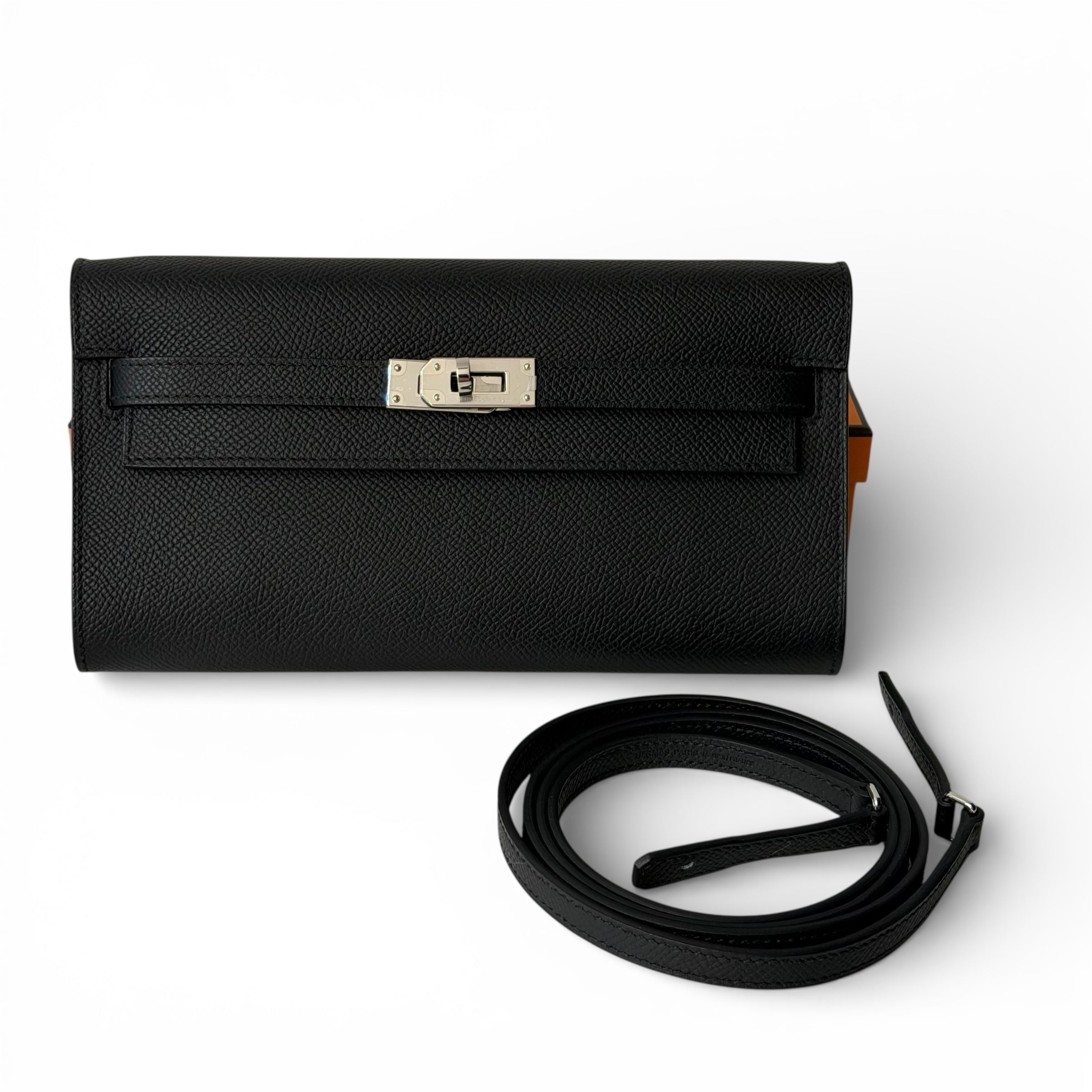 Hermès - Sac Pochette Kelly To Go Noir | Les Folies d’Eugénie