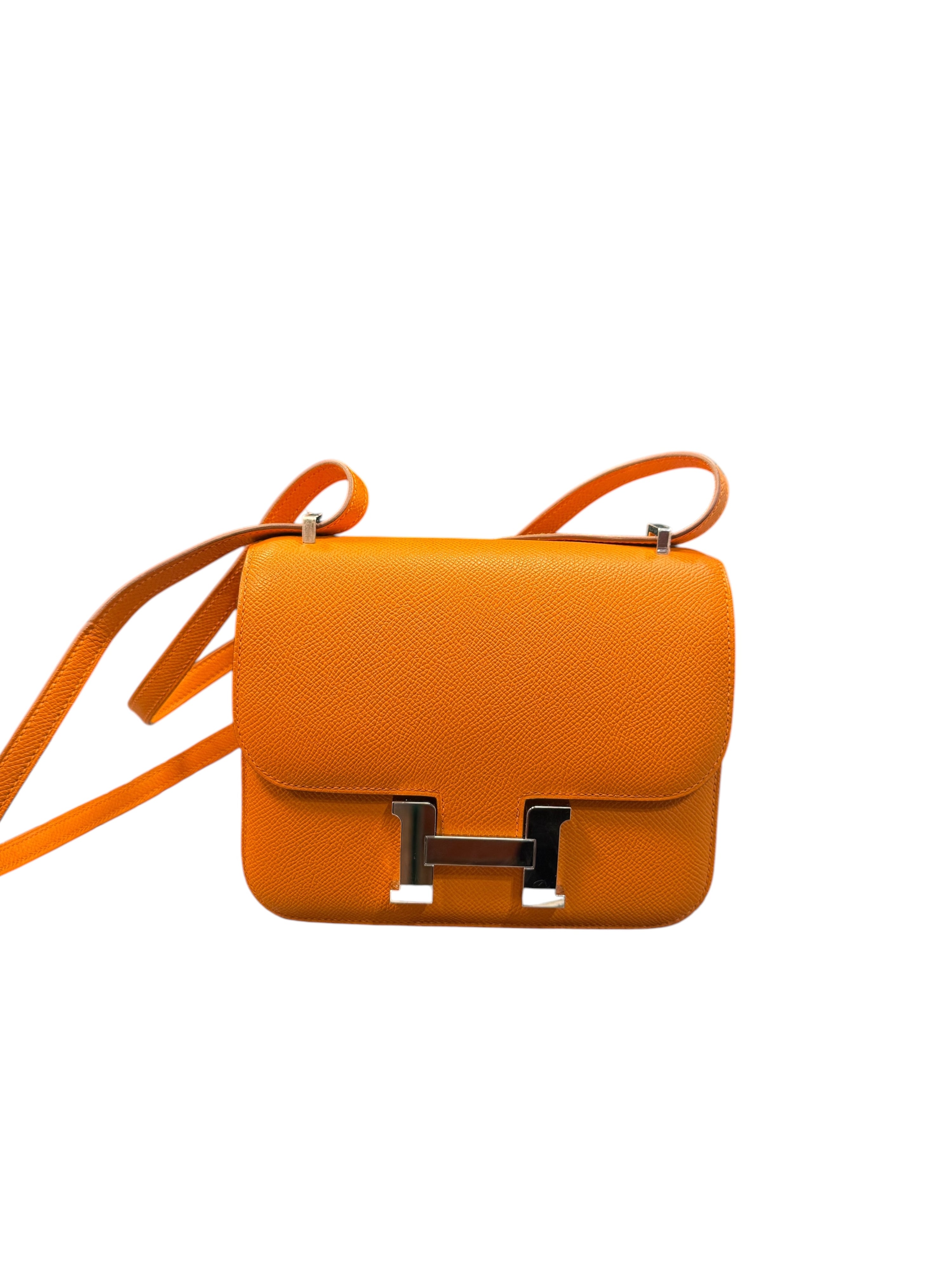 Hermès - Sac Constance 18 Epsom Orange H
