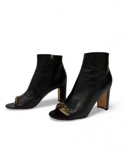 Chanel - Bottines avec bouts ouverts t.39 1/2