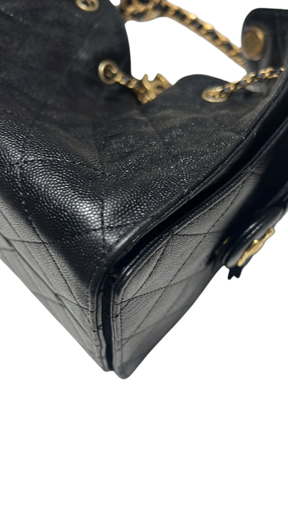 Chanel - sac 25 small cuir noir