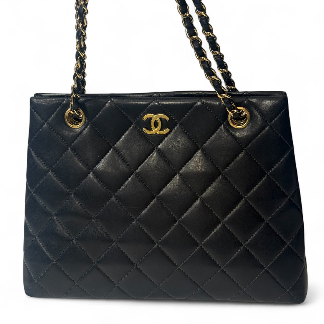 Chanel - Petit sac cabas en cuir d’agneau