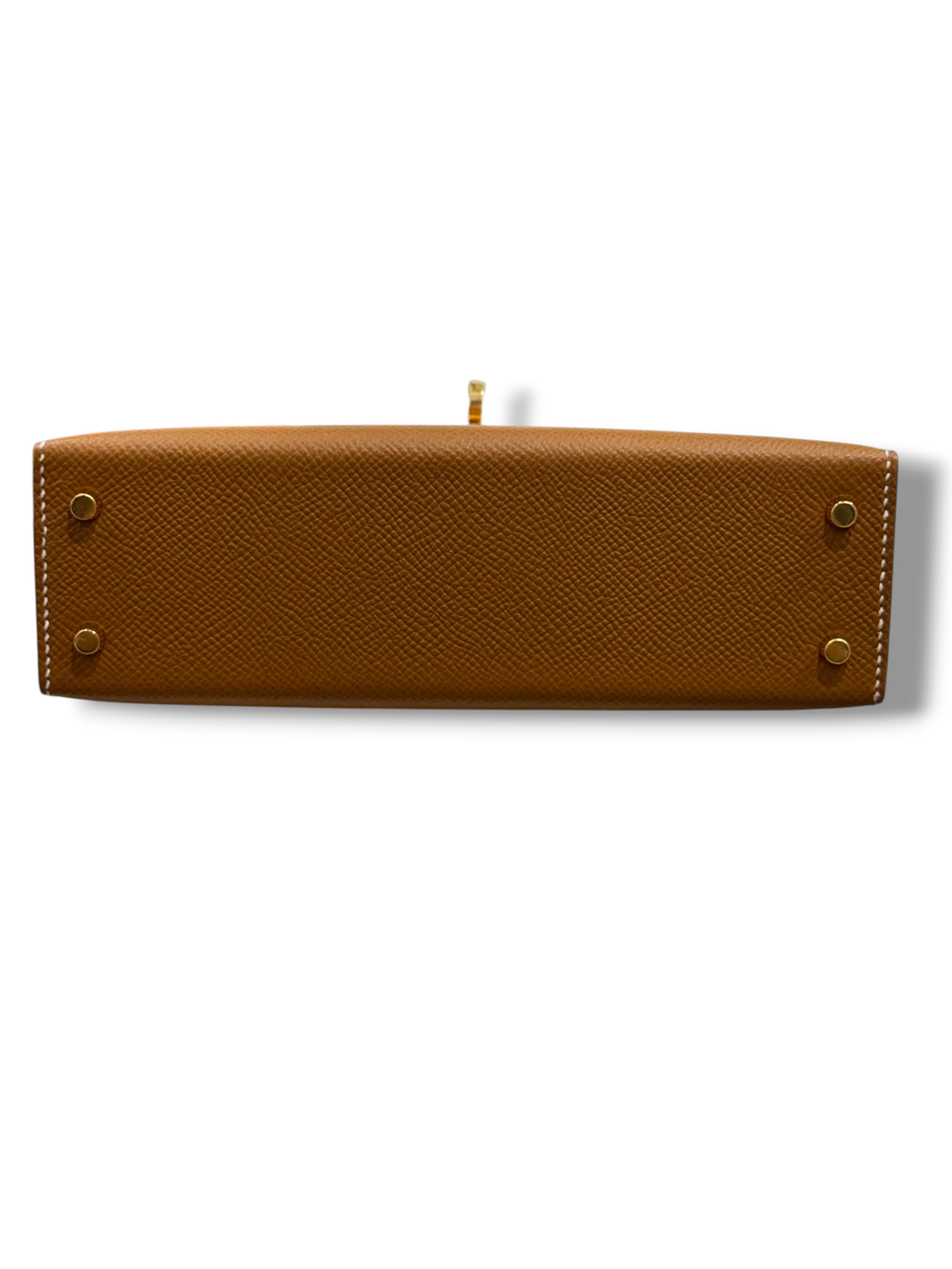 Hermès - Sac Kelly II sellier Mini Gold