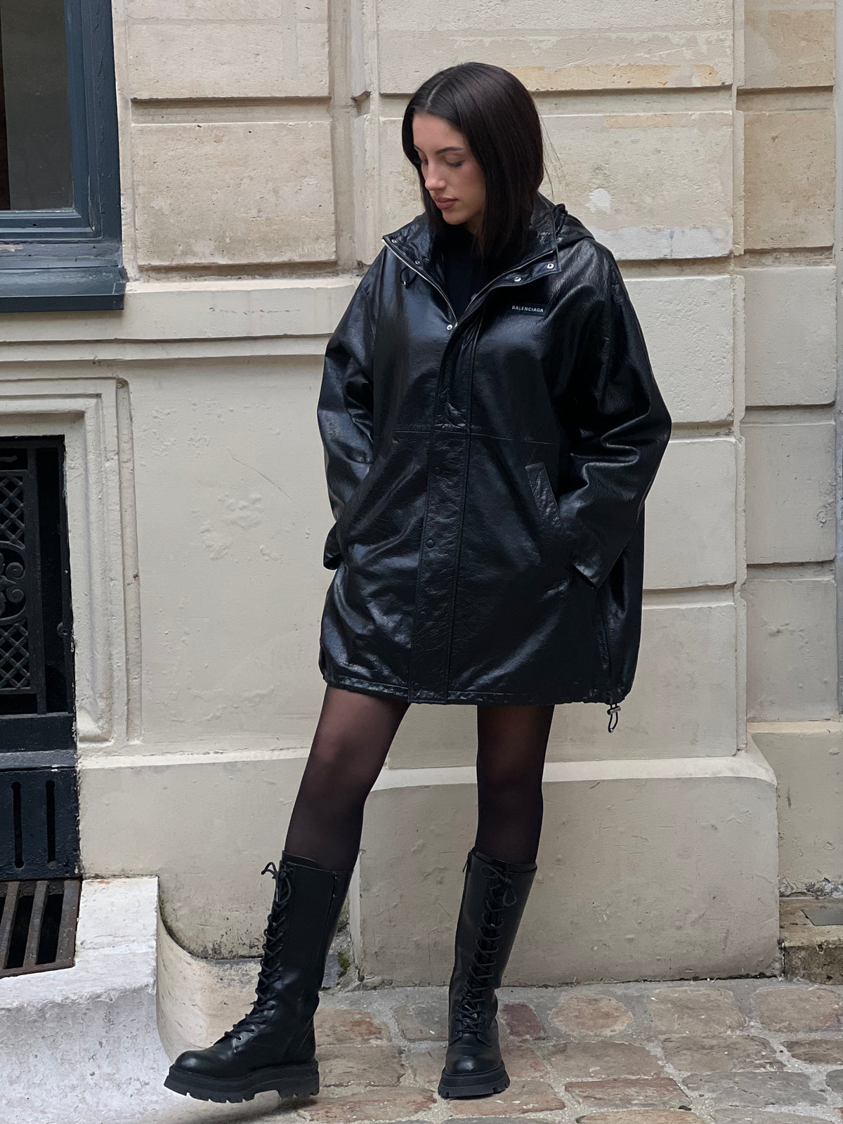 Balenciaga - Leather Jacket S – Les Folies d