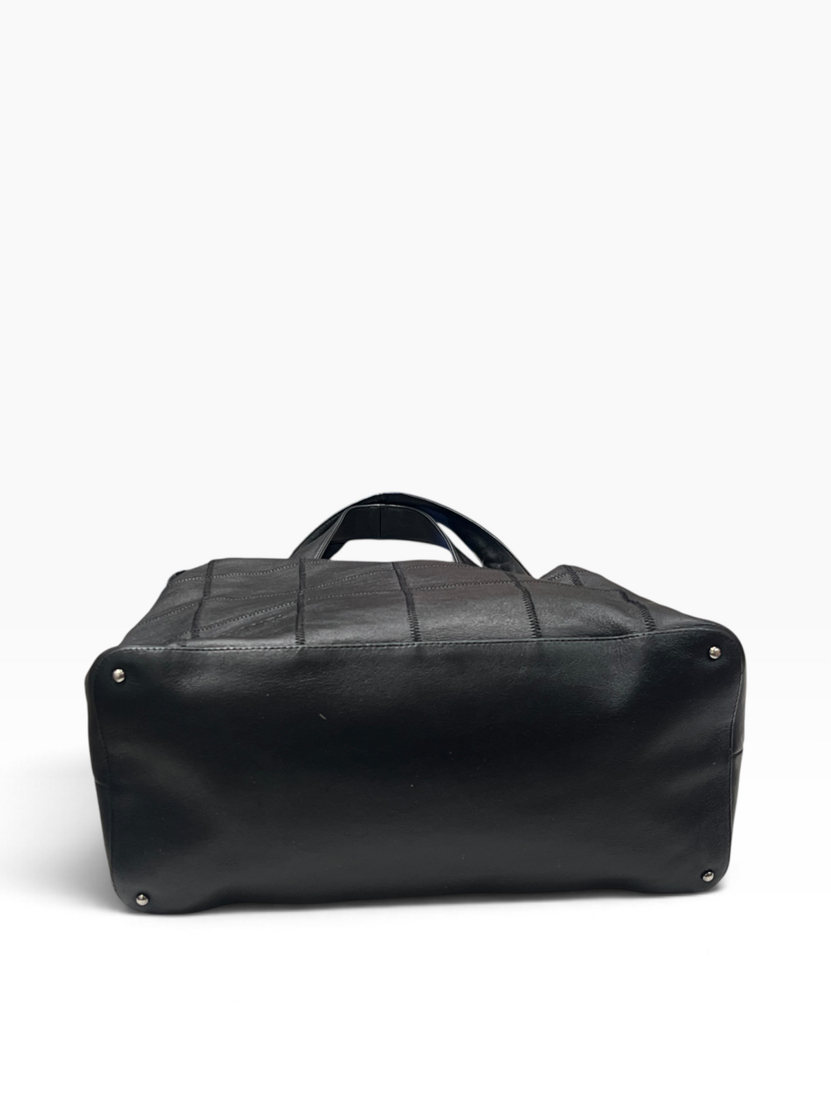 Chanel - sac hobo vintage cuir noir