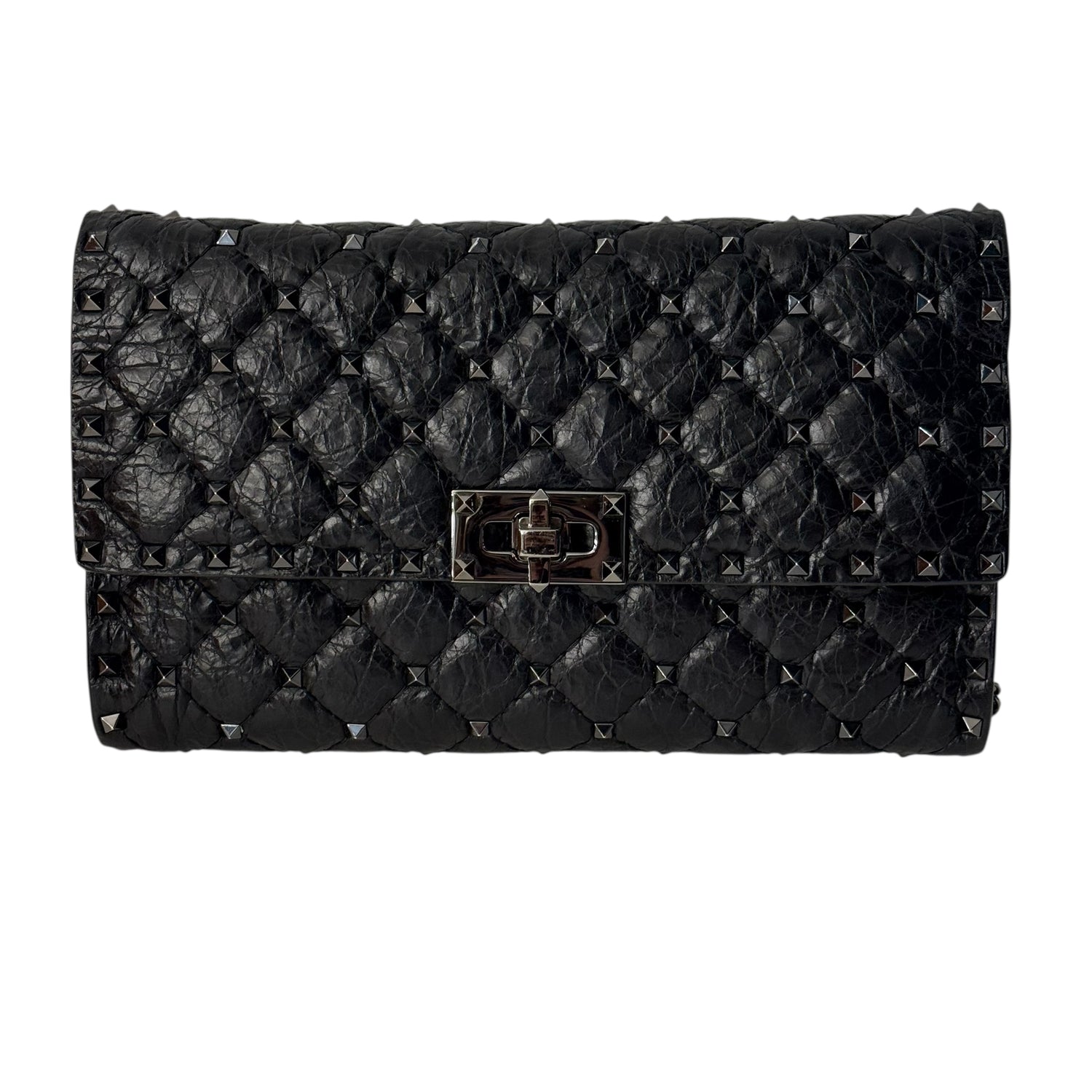 Valentino - Sac Crossbody clutch Rockstud Noir