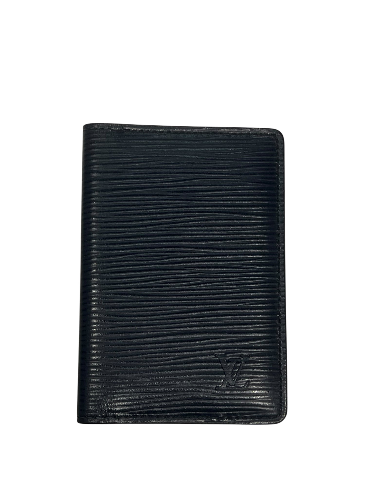 Louis Vuitton - Porte Cartes Bleu Navy Cuir éPi | Les Folies d’Eugénie